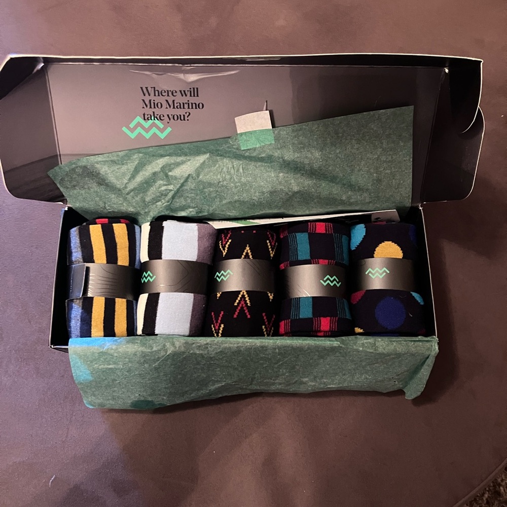 Mio Marino Men's Colorful Dress Socks Collection